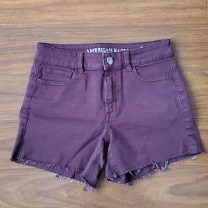 Burgandy shorts